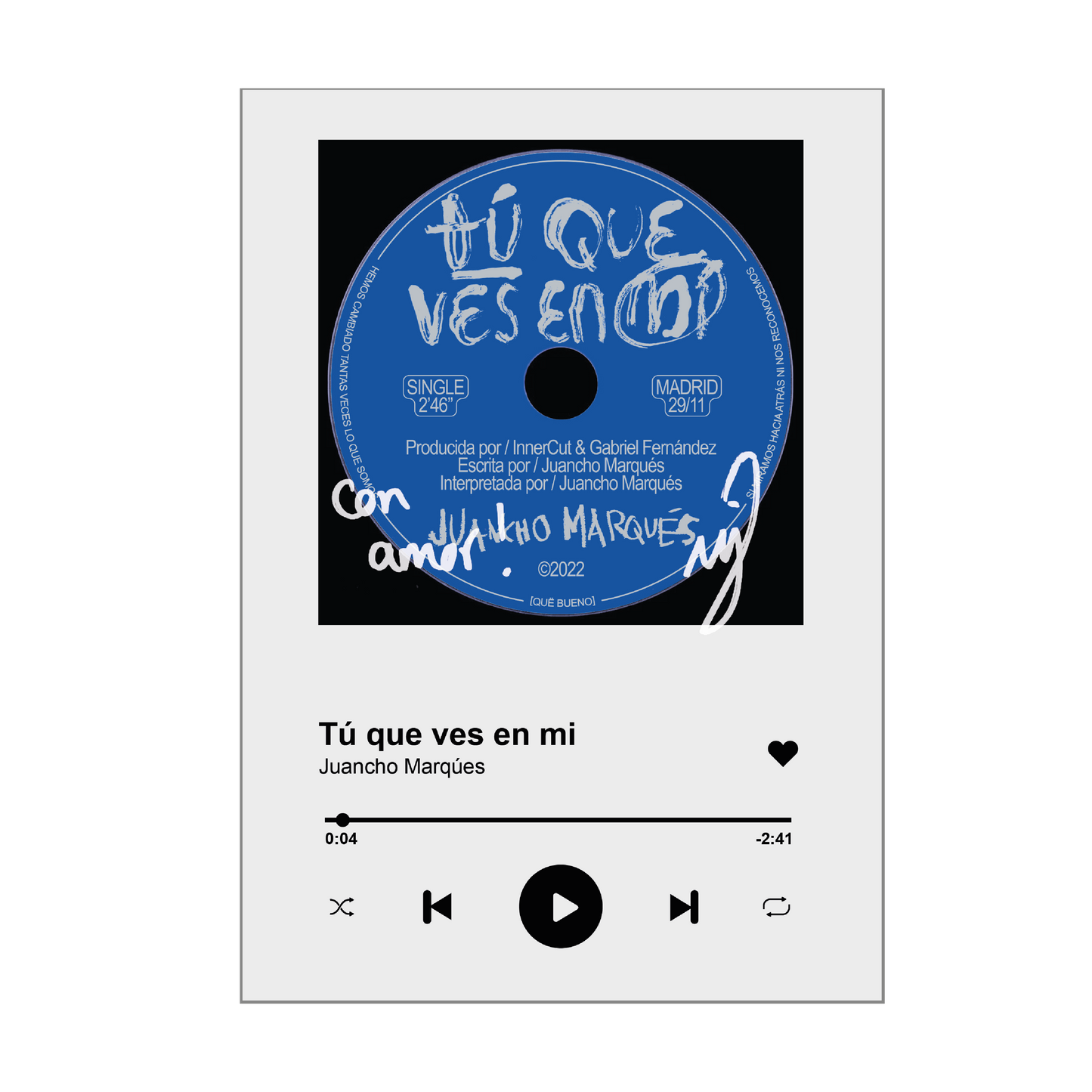 SONG GLASS (FIRMADA)