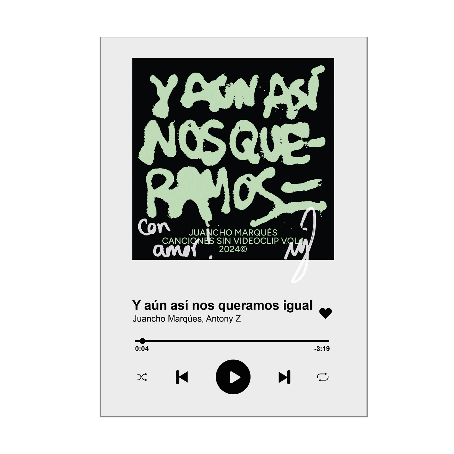 SONG GLASS (FIRMADA)